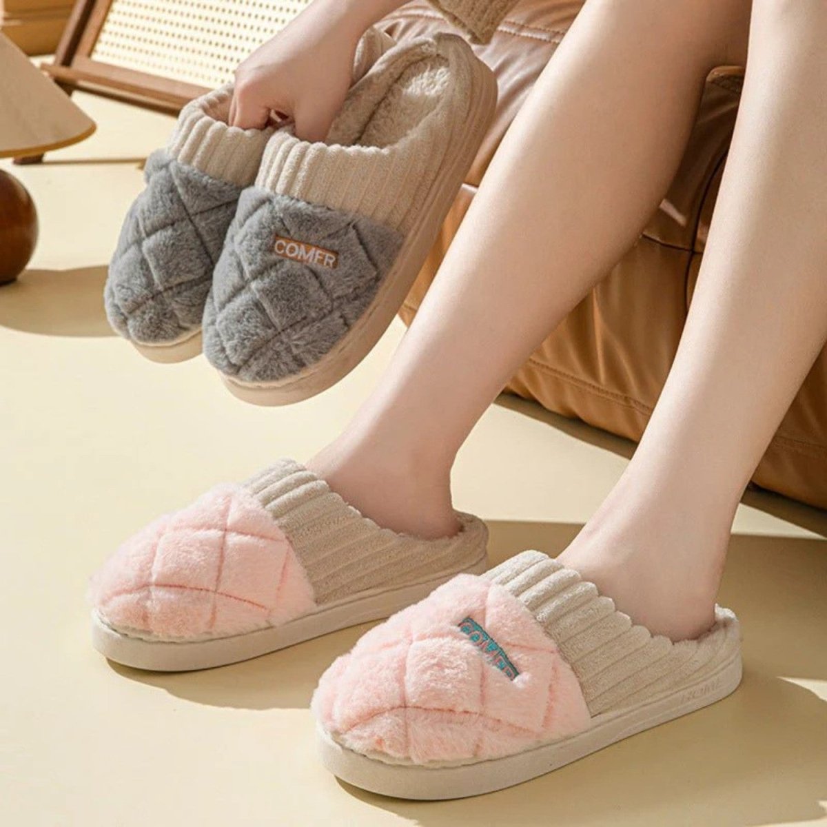 Chinelo Interior Quente e Acolhedor - Chinelo Ortopédico - Vessa