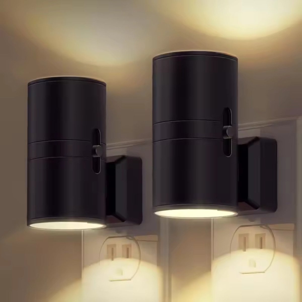 Luz Noturna LED de Tomada Regulável - Candeeiro de Cabeceira - Vessa