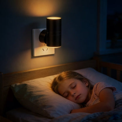 Luz Noturna LED de Tomada Regulável - Candeeiro de Cabeceira - Vessa