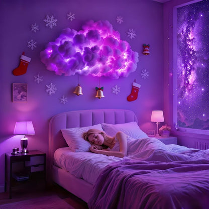 Luz de Parede em Nuvem LED DIY - Luz de Parede em Nuvem - Vessa