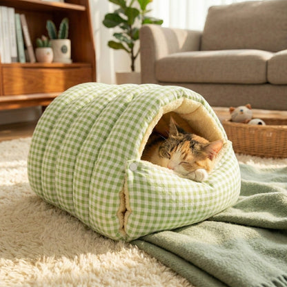 Cama Abrigo Dupla Face para Gatos - Abrigo para Gatos - Vessa