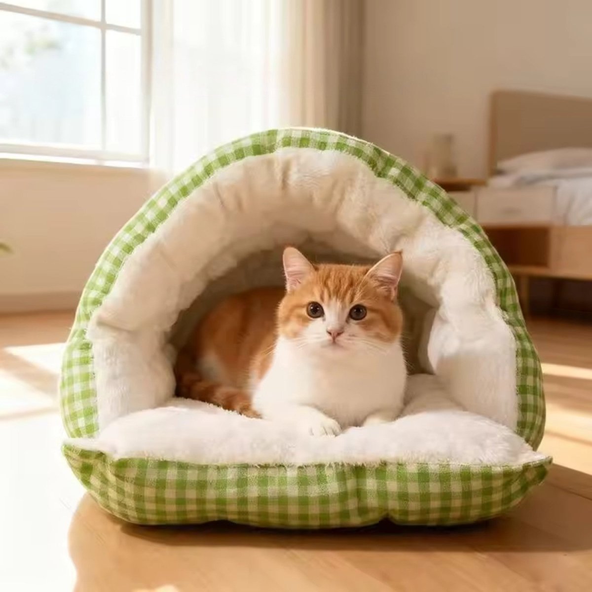 Cama Abrigo Dupla Face para Gatos - Abrigo para Gatos - Vessa