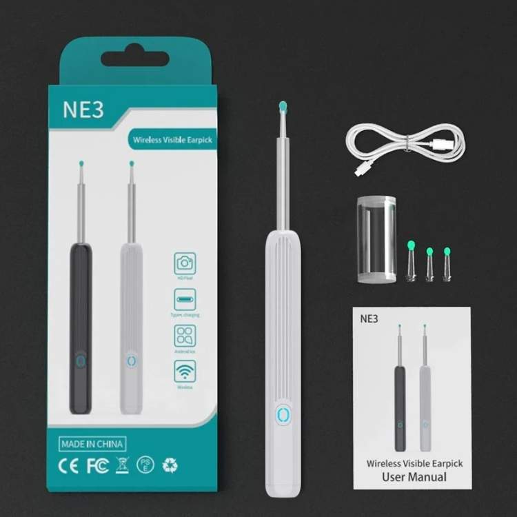 Kit de Remoção de Cera EarScope Pro - Kit de Remoção de Cera do Ouvido - Vessa