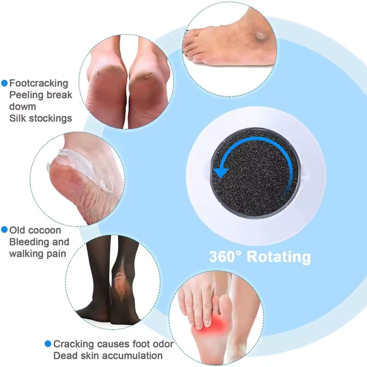 Lixadeira Elétrica de Pés para Pés Macios - Lixadeira Elétrica de Pés - Vessa