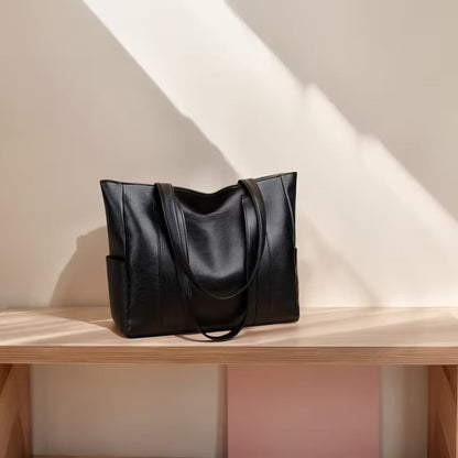 Mala de Ombro Elegante em Pele com Charme Retro - Saco de Armazenamento - Vessa