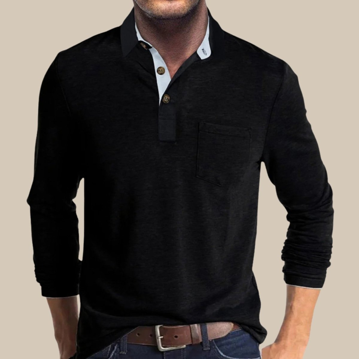 Polo de Manga Comprida Elegante - Polo - Vessa