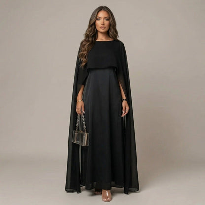 Vestido Maxi em Cetim Elegante - Vestido Maxi - Vessa