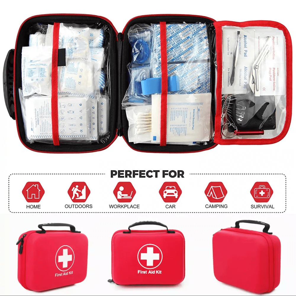 Kit de Primeiros Socorros de Emergência - Kit de Primeiros Socorros - Vessa