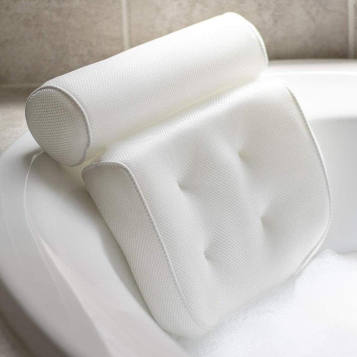 Almofada de Banho Ergonómica para Suporte do Pescoço e Ombros - Almofada de Banho - Vessa