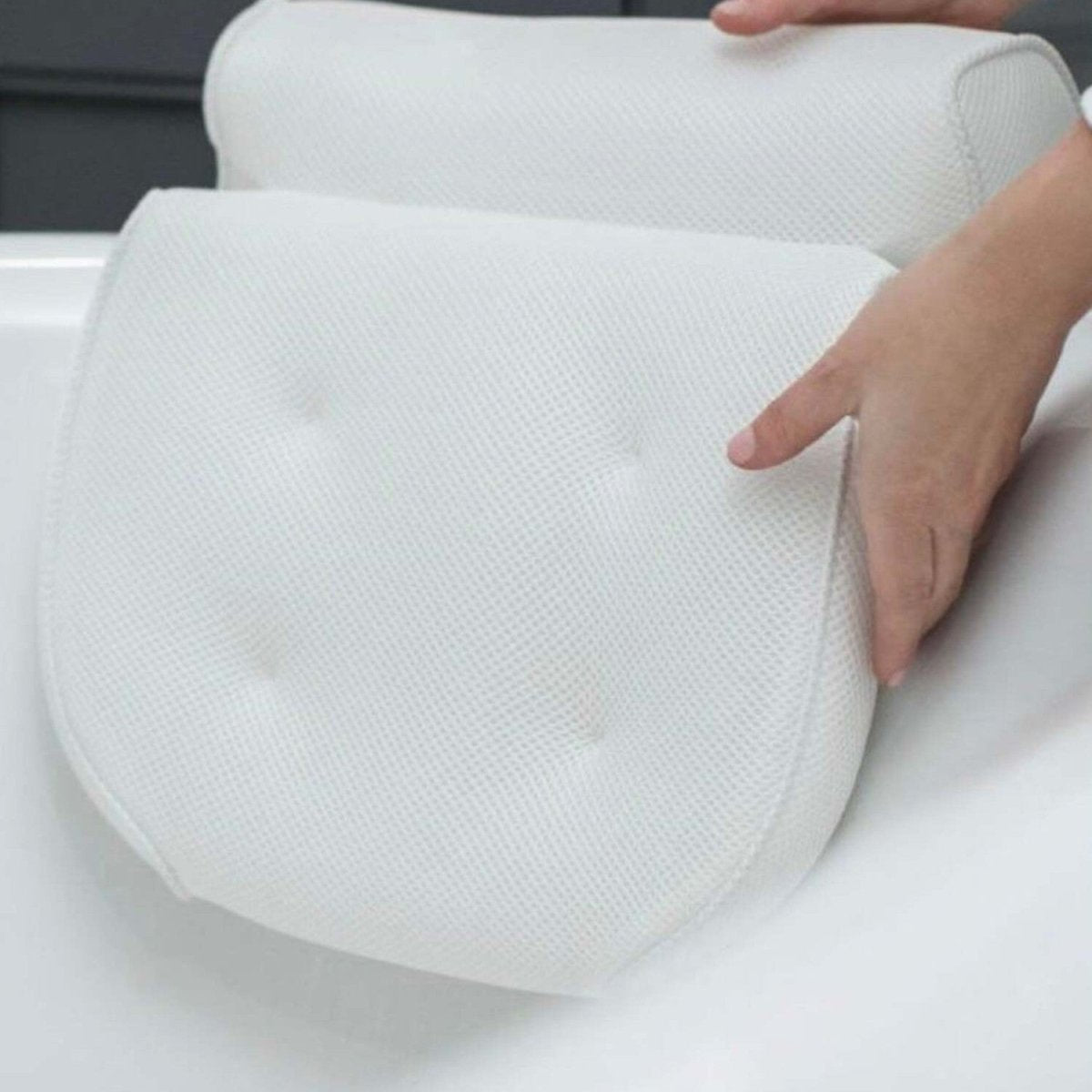 Almofada de Banho Ergonómica para Suporte do Pescoço e Ombros - Almofada de Banho - Vessa