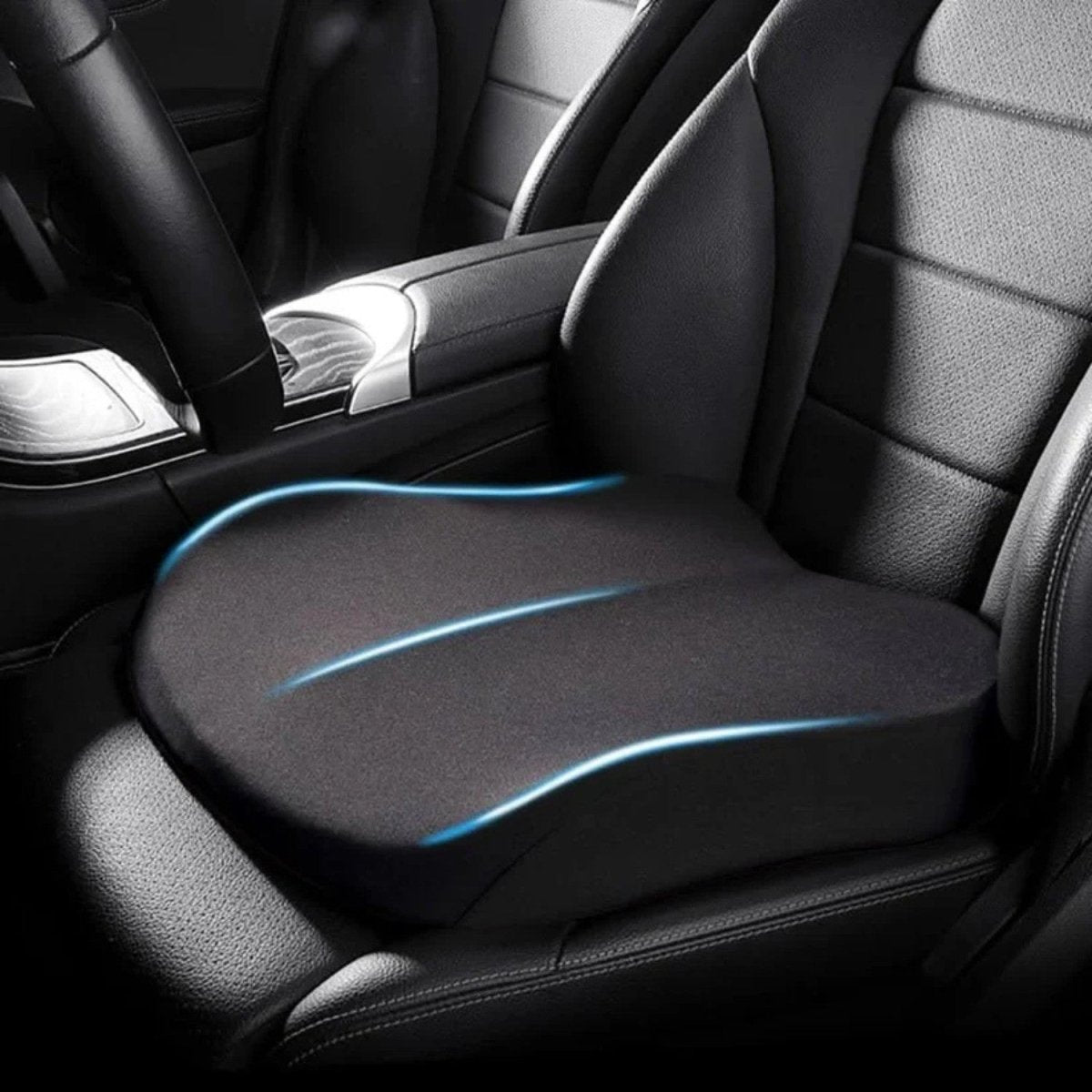 Almofada de Assento de Carro Ergonómica para Conforto e Visibilidade - Almofada de Assento de Carro - Vessa