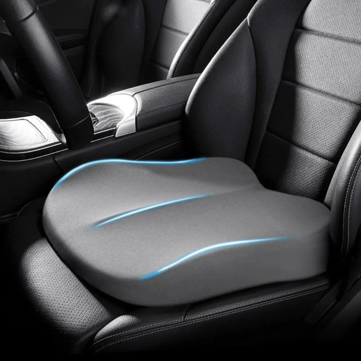 Almofada de Assento de Carro Ergonómica para Conforto e Visibilidade - Almofada de Assento de Carro - Vessa