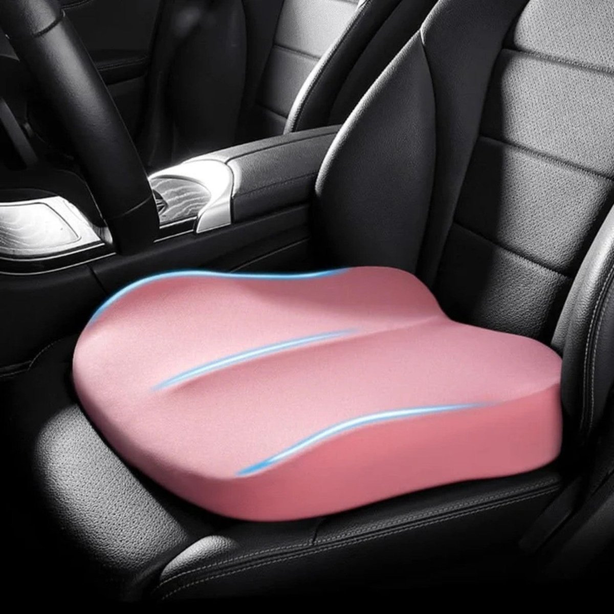 Almofada de Assento de Carro Ergonómica para Conforto e Visibilidade - Almofada de Assento de Carro - Vessa