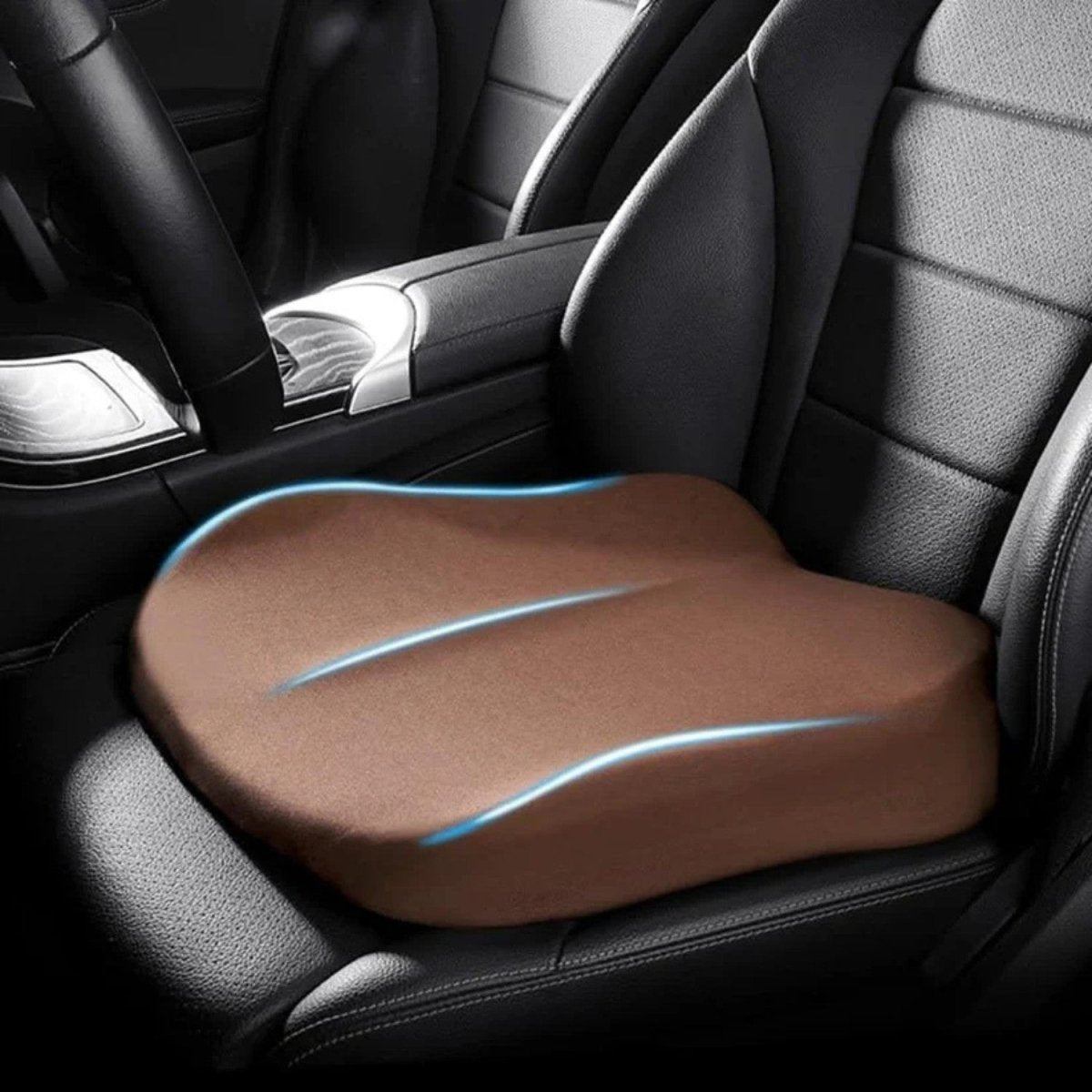 Almofada de Assento de Carro Ergonómica para Conforto e Visibilidade - Almofada de Assento de Carro - Vessa