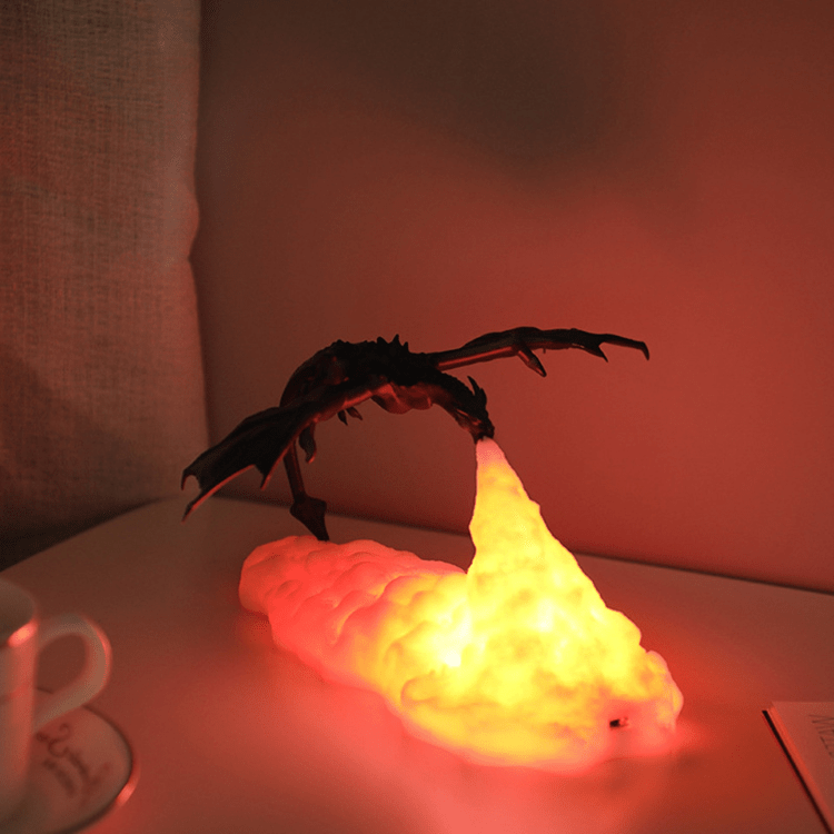 Luz Noturna 3D FireDragon - Luz Noturna - Vessa