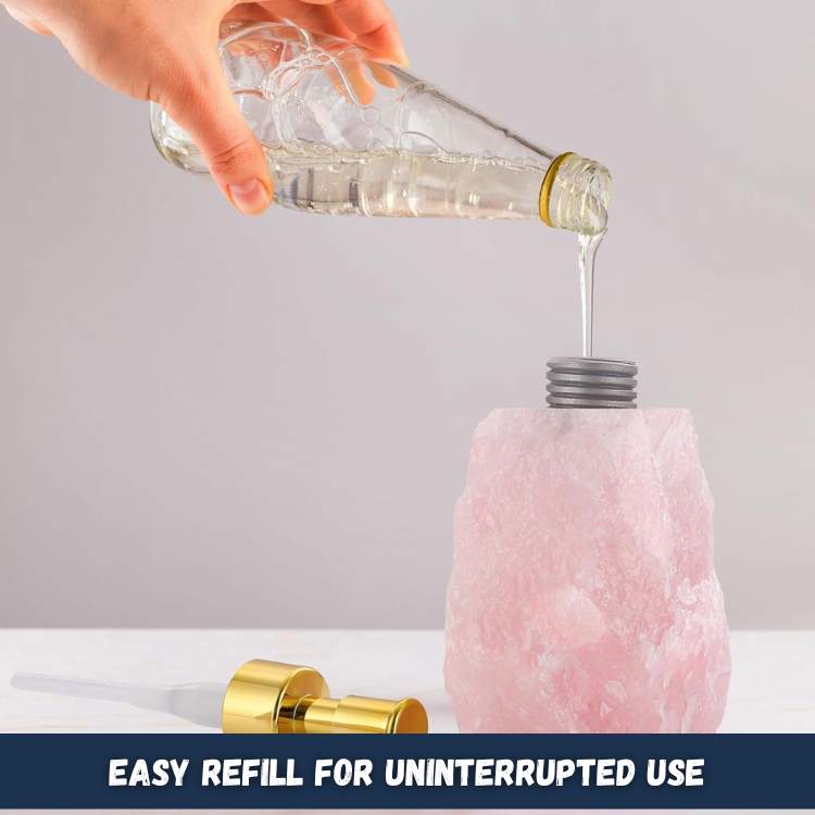 Dispensador de Sabonete em Cristal GemLuxe - Dispensador de Sabonete - Vessa