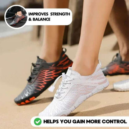 GlideWalk Pro - Sapatos Descalços Saudáveis e Antiderrapantes - Sapatos Descalços - Vessa