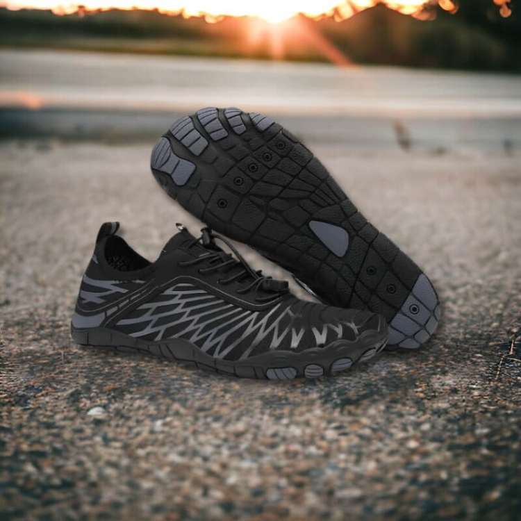 GlideWalk Pro - Sapatos Descalços Saudáveis e Antiderrapantes - Sapatos Descalços - Vessa