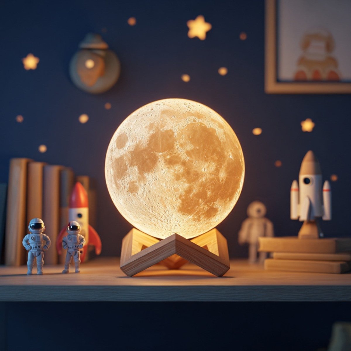 Candeeiro de Mesa Lua Brilhante - Candeeiro de Mesa - Vessa