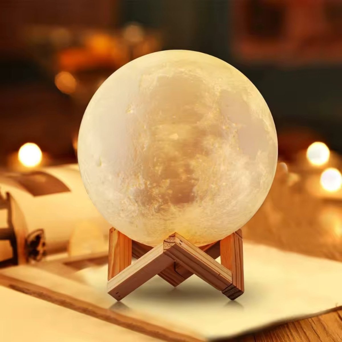 Candeeiro de Mesa Lua Brilhante - Candeeiro de Mesa - Vessa