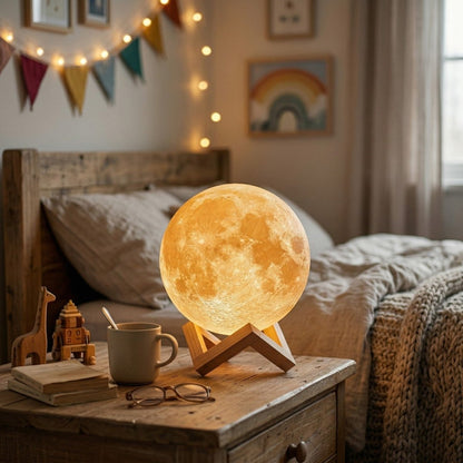 Candeeiro de Mesa Lua Brilhante - Candeeiro de Mesa - Vessa