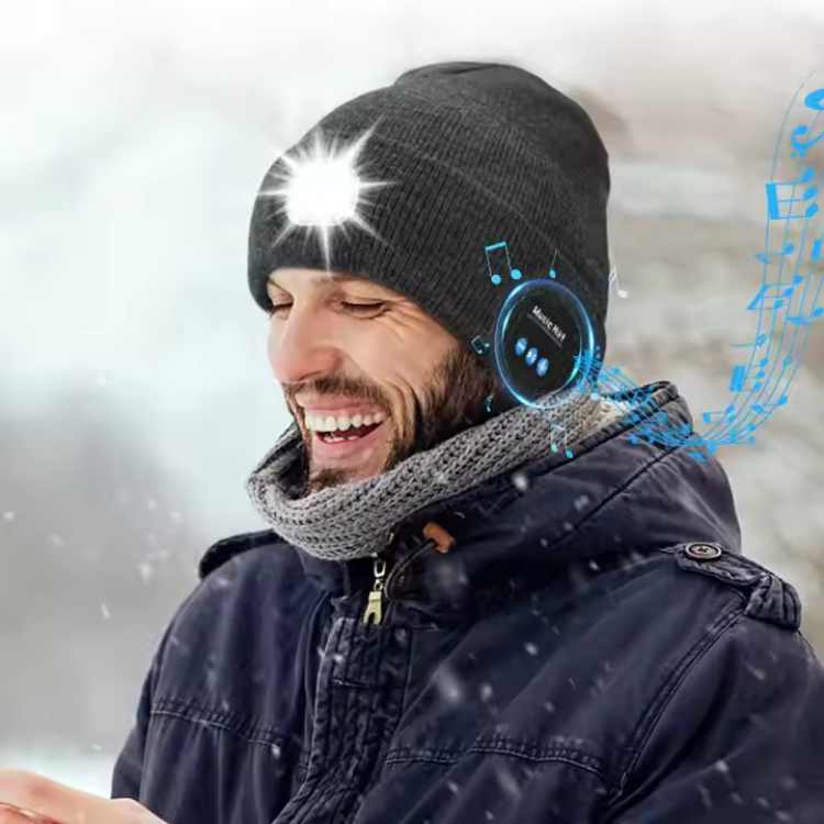 Gorro LED Bluetooth GlowWear - Gorro LED Bluetooth - Vessa