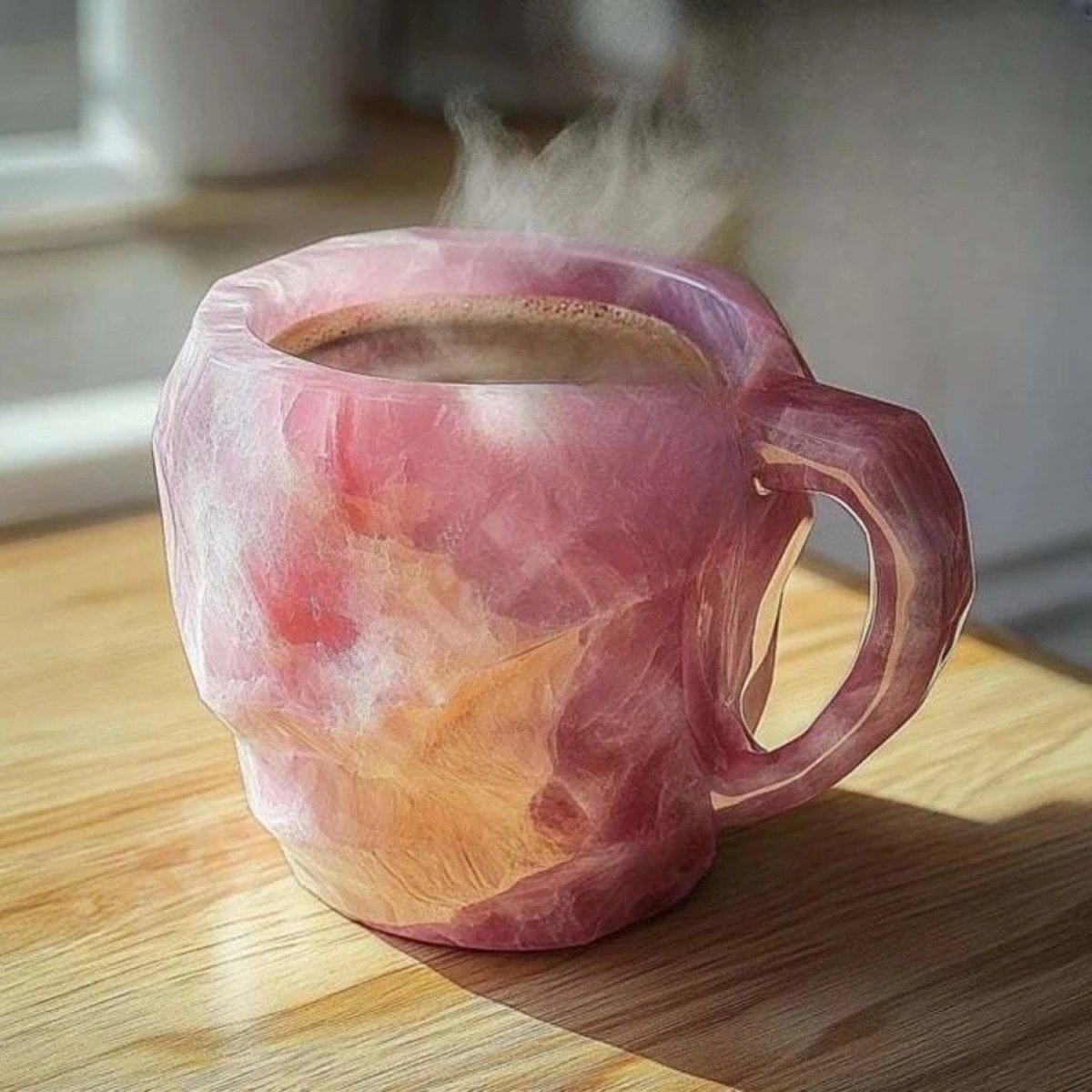 Caneca de Café em Cristal Artesanal - Caneca de Cristal - Vessa