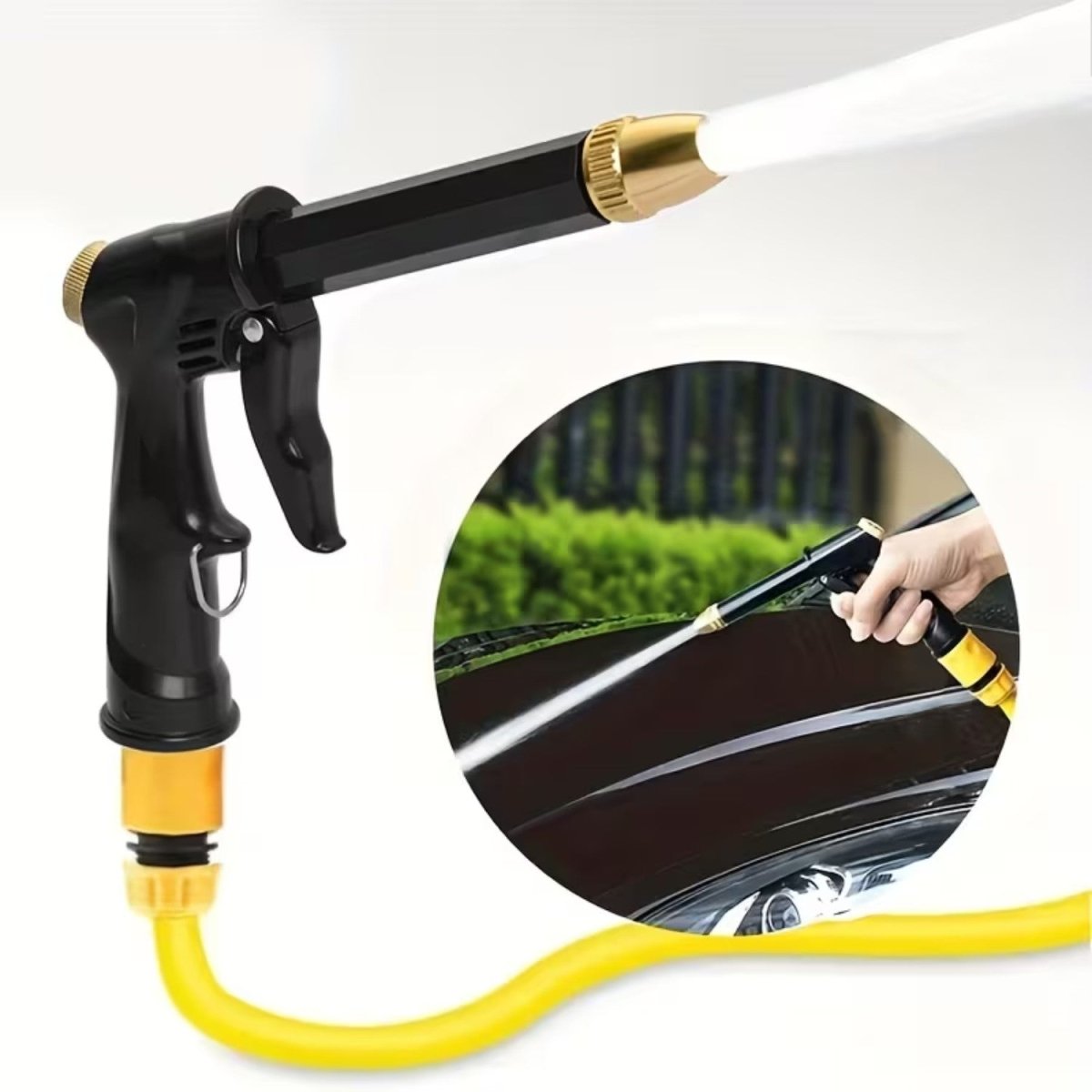 Pistola de Água de Alta Pressão para Jardim e Automóvel - Pistola de Água de Alta Pressão - Vessa