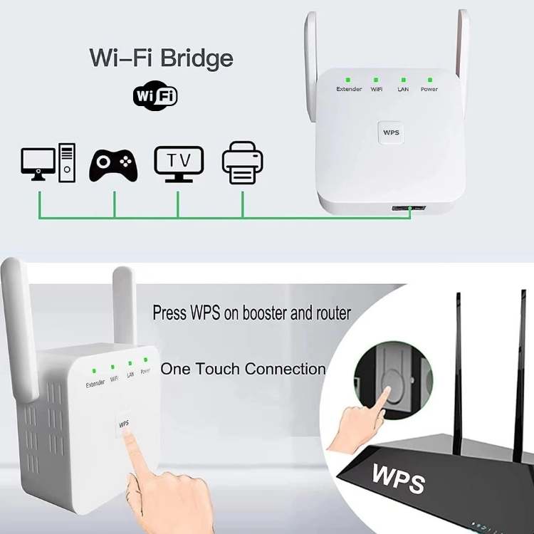 Amplificador WiFi 5G de Alta Velocidade - Amplificador de WiFi - Vessa