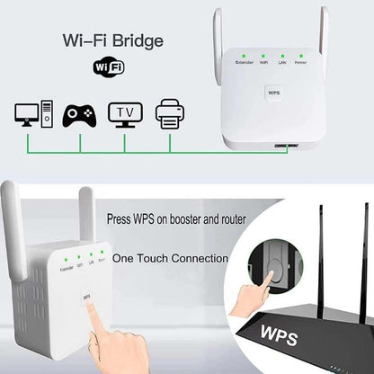 Amplificador WiFi 5G de Alta Velocidade - Amplificador de WiFi - Vessa
