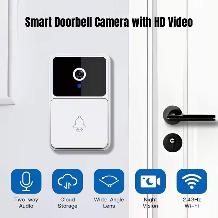 Campainha com Câmara HD HomeGuard - Campainha com Câmara - Vessa