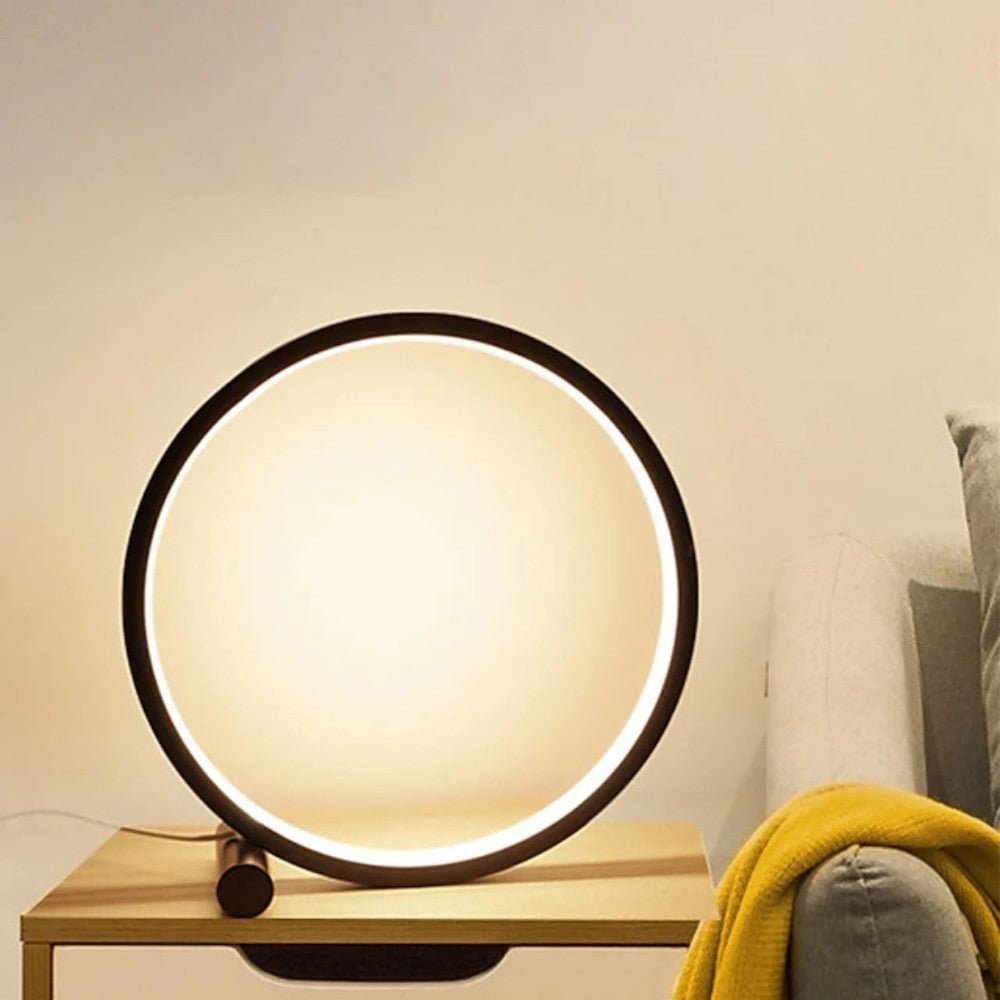 Candeeiro de Toque Círculo Minimalista - Candeeiro de Mesa - Vessa