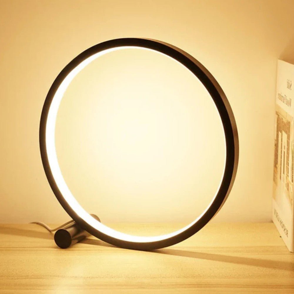Candeeiro de Toque Círculo Minimalista - Candeeiro de Mesa - Vessa