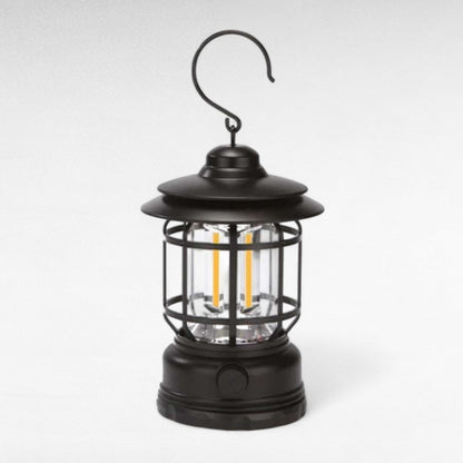 Lanterna de Campismo Recarregável LightMate – LED Estilo Vintage com Luz Regulável - Lanterna de Campismo - Vessa