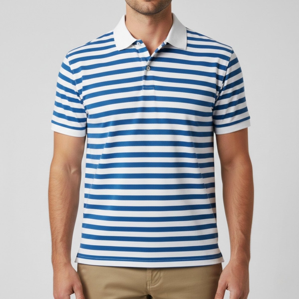Polo Clássico às Riscas de Verão para Homem - Polo - Vessa