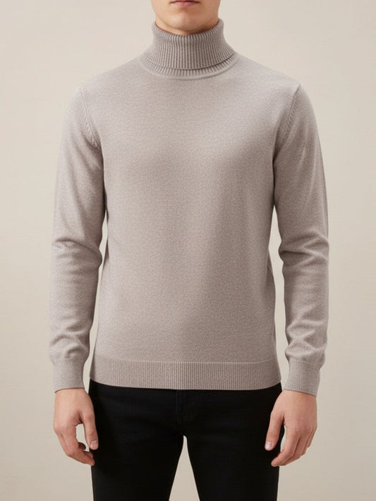 Camisola Clássica de Gola Alta para Homem - Camisola de Homem - Vessa