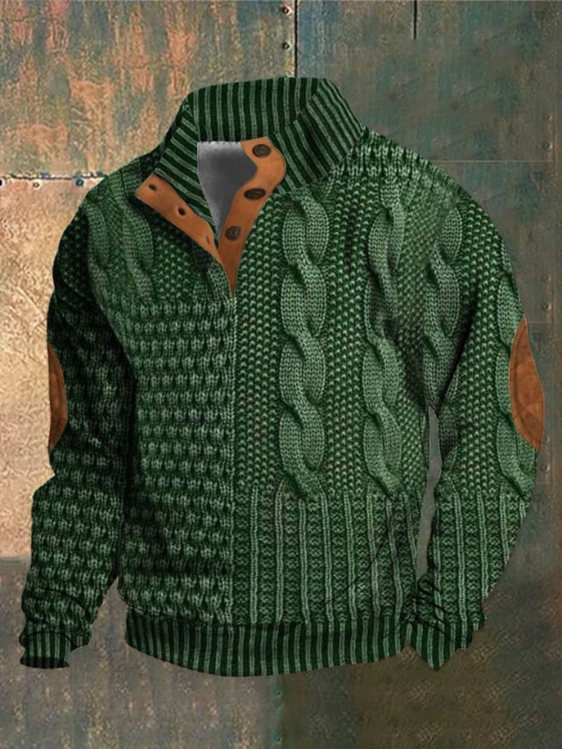 Camisola Clássica de Inverno em Malha para Homem - Camisola de Homem - Vessa