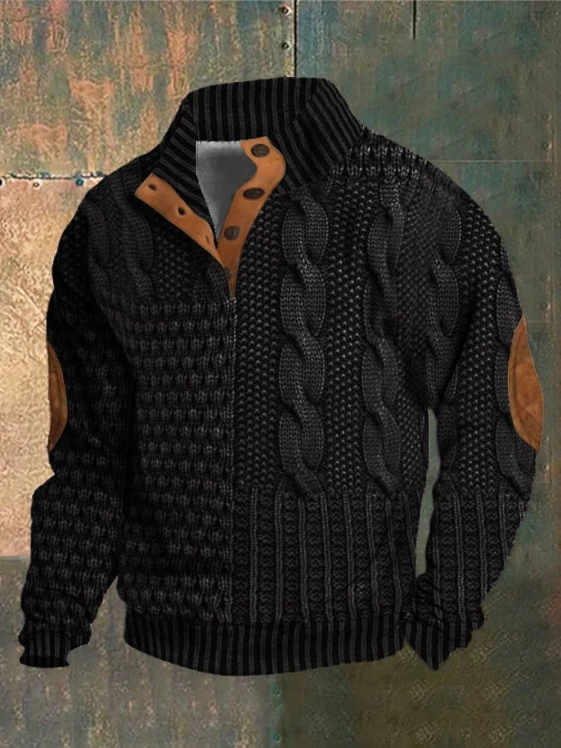 Camisola Clássica de Inverno em Malha para Homem - Camisola de Homem - Vessa