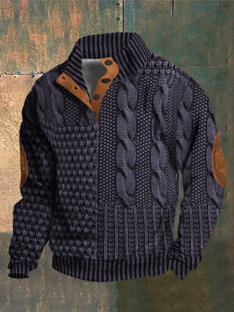 Camisola Clássica de Inverno em Malha para Homem - Camisola de Homem - Vessa