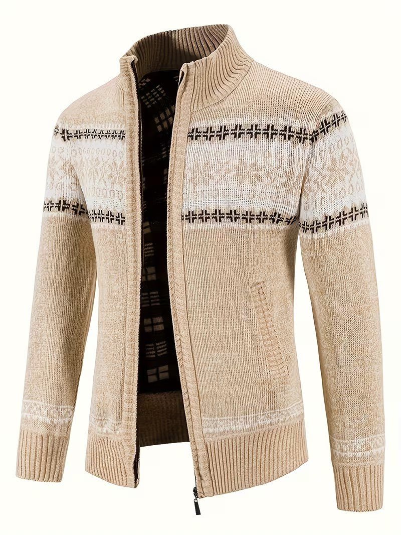 Casaco Forrado a Fleece para Homem - Casaco de Malha - Vessa