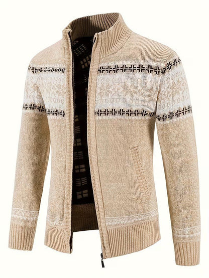 Casaco Forrado a Fleece para Homem - Casaco de Malha - Vessa