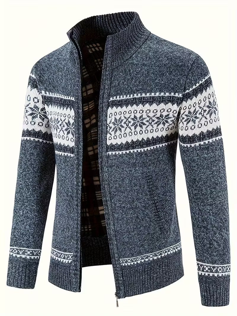 Casaco Forrado a Fleece para Homem - Casaco de Malha - Vessa