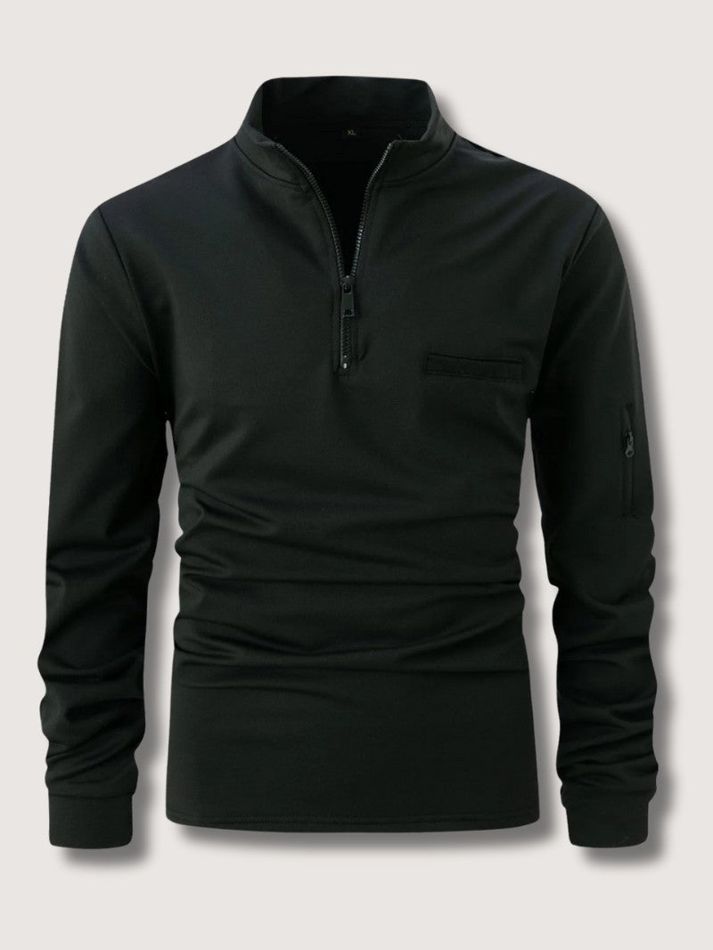 Camisola de Luxo com Fecho a Um Quarto para Homem - Camisola de Homem - Vessa