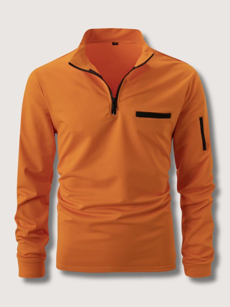 Camisola de Luxo com Fecho a Um Quarto para Homem - Camisola de Homem - Vessa