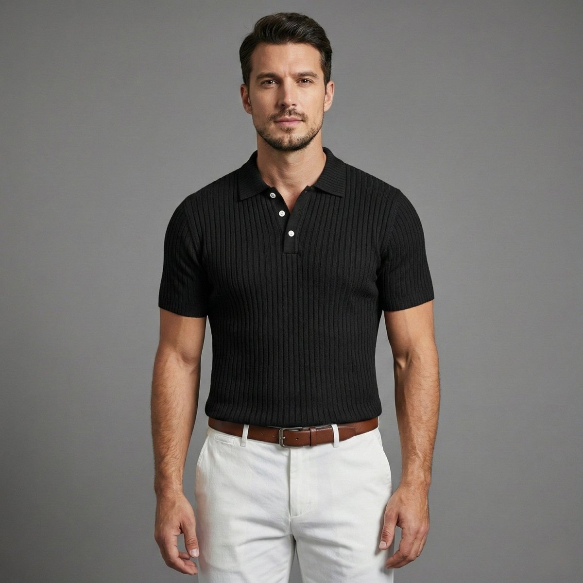 Polo Canelado de Verão para Homem - Polo - Vessa