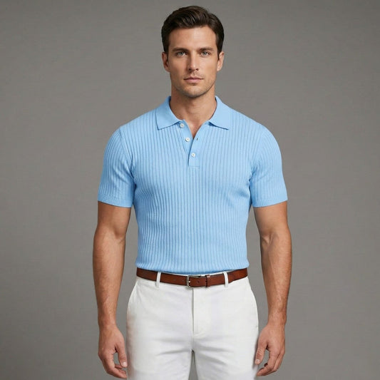 Polo Canelado de Verão para Homem - Polo - Vessa