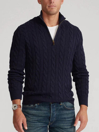 Camisola em Lã Tricotada para Homem - Camisola de Homem - Vessa