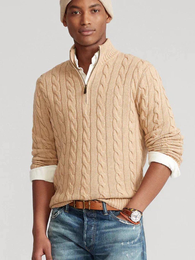 Camisola em Lã Tricotada para Homem - Camisola de Homem - Vessa