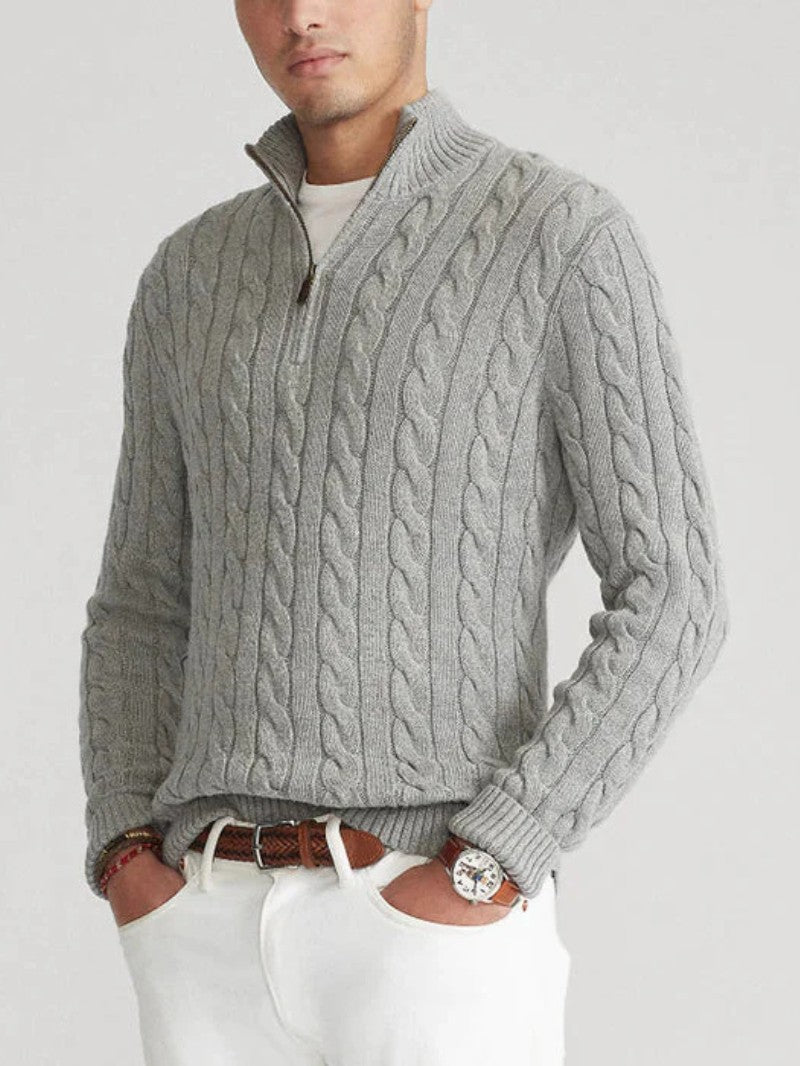 Camisola em Lã Tricotada para Homem - Camisola de Homem - Vessa