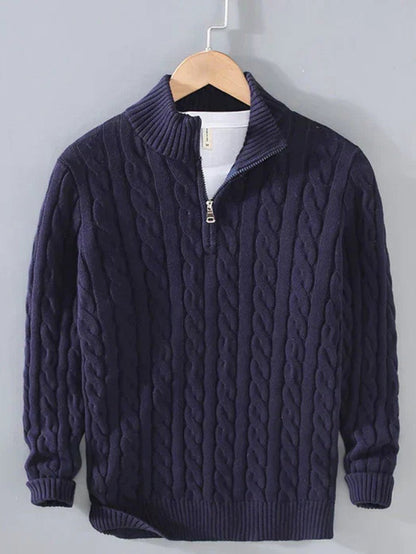 Camisola em Lã Tricotada para Homem - Camisola de Homem - Vessa